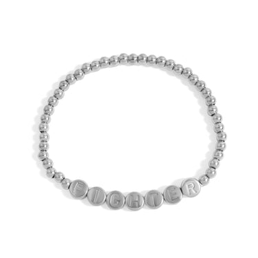 Fighter Metal Bead Bracelet