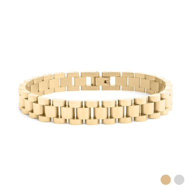 18K Gold Stainless Steel Watch Band Bracelet / BRJ1111