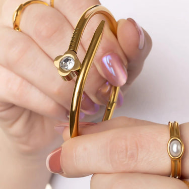 Gold Bangle Bracelet Bundle