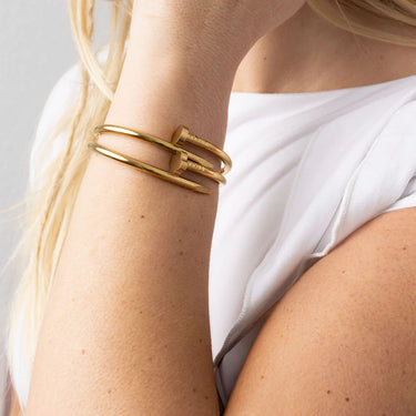 Gold Bangle Bracelet Bundle