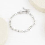 Wholesale jewelry 18K Gold PVD Stainless Steel Lock Carabiner Split Bracelet - stainless studio 
