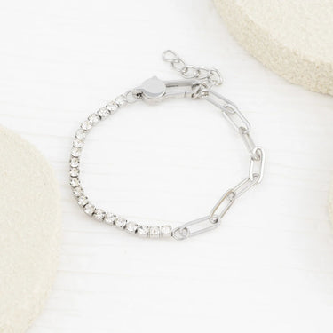 Wholesale jewelry 18K Gold PVD Stainless Steel Lock Carabiner Split Bracelet - stainless studio 