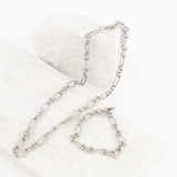 Wholesale jewelry 18K Gold PVD Stainless Steel Long & Short Link Bracelet - stainless studio 