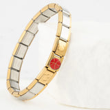 Wholesale jewelry 18K Gold PVD Stainless Steel Full Heart Italian Charm- studio