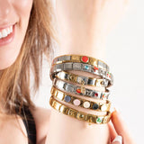 Wholesale jewelry 18k Gold PVD Stainless Steel Charm Connector Italian Charm- collection 