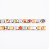 18K Gold PVD Stainless Steel Cloud Italian Charm - collection studio