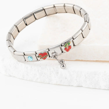 Wholesale jewelry Stainless Steel Birthstone Italian Charm- Studio