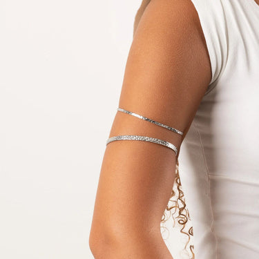 Wholesale jewelry Stainless Steel Hammered Cuff Bracelet- model 