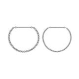 Wholesale jewelry Stainless Steel Beaded Stretch Charm Holder Bracelet - 4mm and 3mm main 