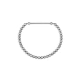 Wholesale jewelry Stainless Steel Beaded Stretch Charm Holder Bracelet - 4mm main 