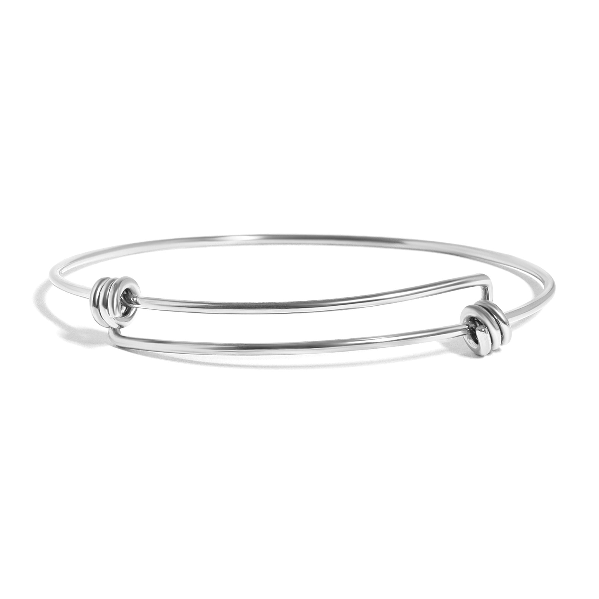 Stainless Steel Expandable Bangle Bracelet / BRJ9032