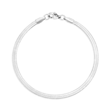 Bracelet de chaîne à chevrons en acier inoxydable/BRJ9081
