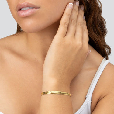 Wholesale jewelry 14K Gold Filled Plus™ Herringbone Chain Bracelet- model 