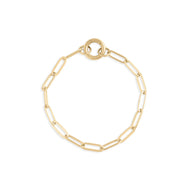 Wholesale jewelry 14K Gold Filled Plus™ Charm Keeper Chain Bracelet- Main 