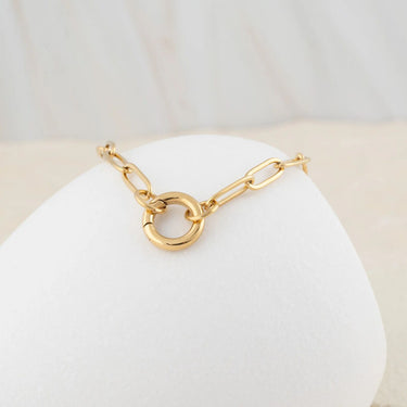 Wholesale jewelry 14K Gold Filled Plus™ Charm Keeper Chain Bracelet- Studio 