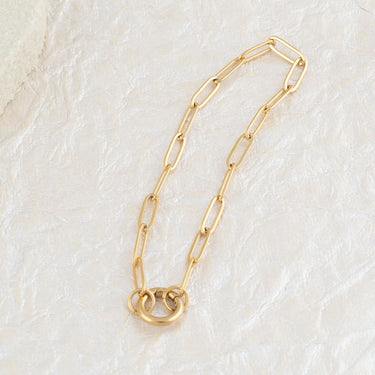 Wholesale jewelry 14K Gold Filled Plus™ Charm Keeper Chain Bracelet- Studio 