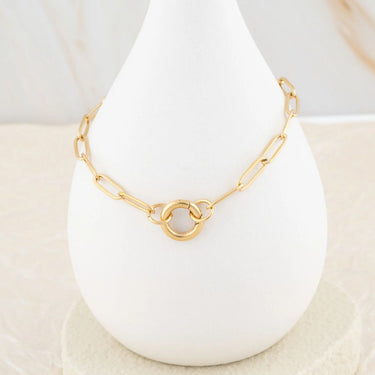 Wholesale jewelry 14K Gold Filled Plus™ Charm Keeper Chain Bracelet- Studio 