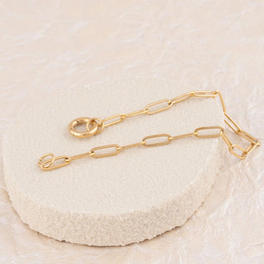 Wholesale jewelry 14K Gold Filled Plus™ Charm Keeper Chain Bracelet- Studio 