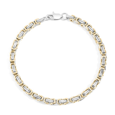 18K الذهب PVD سوار السلسلة الفولاذ المقاوم للصدأ / BRJ9091