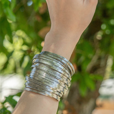 "Here and now is where I belong" Bracelet
