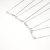 60 pc Stainless Steel Birthstone Bar Necklace Set & Display / BND0011