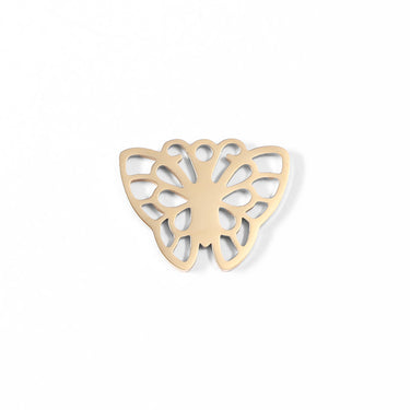 18K Gold Pvd de acero inoxidable Charm de mariposa/PDL0083