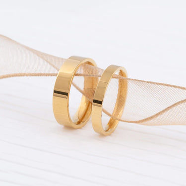 Wholesale jewelry 14K Gold Filled Plus Flat Blank Ring- studio- 3mm and 5mm