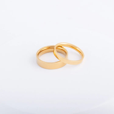 Wholesale jewelry 14K Gold Filled Plus Flat Blank Ring- studio- 3mm and 5mm