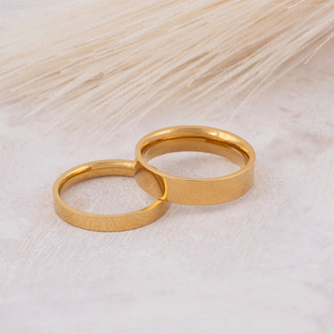 Wholesale jewelry 14K Gold Filled Plus Flat Blank Ring- studio- 3mm and 5mm