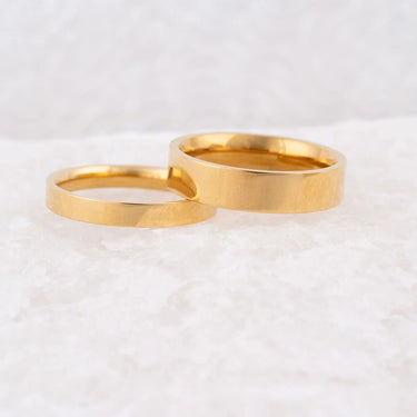 Wholesale jewelry 14K Gold Filled Plus Flat Blank Ring- studio- 3mm and 5mm
