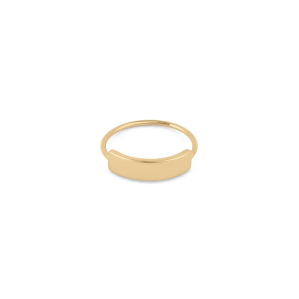 Wholesale Jewelry 14K Gold Filled Plus Blank Stamping Ring- Main