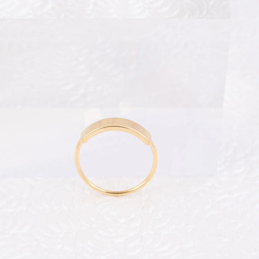 Wholesale Jewelry 14K Gold Filled Plus Blank Stamping Ring- Studio