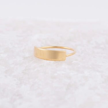 Wholesale Jewelry 14K Gold Filled Plus Blank Stamping Ring- Studio