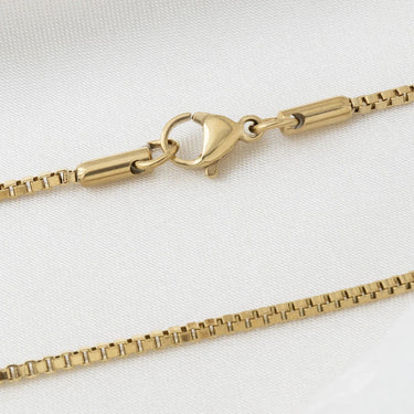 Wholesale jewelry 14K Gold Filled Plus™ 1.5mm Box Chain Necklace- clasp 