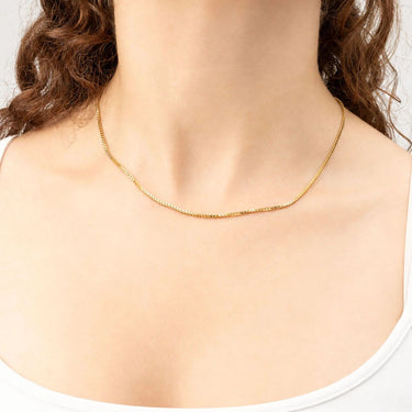 Wholesale jewelry 14K Gold Filled Plus™ 1.5mm Box Chain Necklace- model 