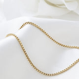 Wholesale jewelry 14K Gold Filled Plus™ 1.5mm Box Chain Necklace- studio 