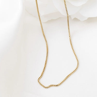 Wholesale jewelry 14K Gold Filled Plus™ 1.5mm Box Chain Necklace- studio 