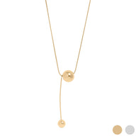 18K Gold PVD Snake Chain Pendant Necklace