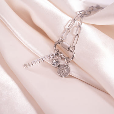 Carabiner Dream Charm Paperclip Necklace