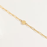 18K Gold PVD Paperclip Connector Chain Necklace