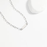 Stainless Steel Engravable Blank Connector Bar Charm 