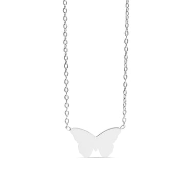 Blank Engravable Butterfly Necklace