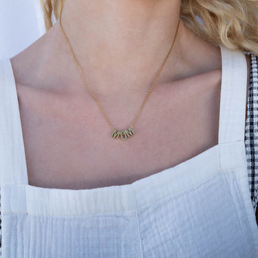 18K Gold PVD Stainless Steel Mom Necklace