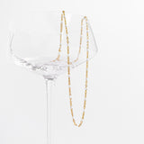 Confetti White Chain Necklace