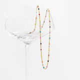 Confetti White Chain Necklace