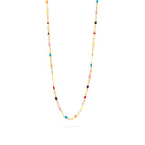 Multi Confetti Chain Necklace
