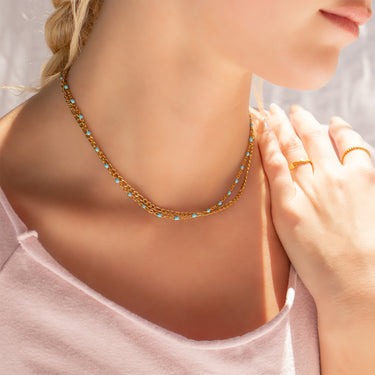 Turquoise Chain Necklace