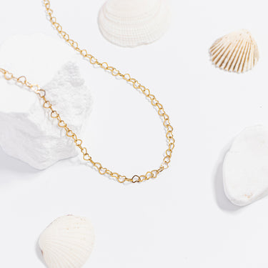 Heart Link Chain Necklace