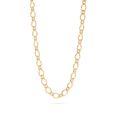Hammered Oval Necklace
