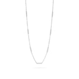 Stainless Steel Satellite Bar Chain Necklace